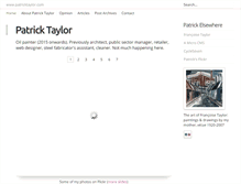 Tablet Screenshot of patricktaylor.com